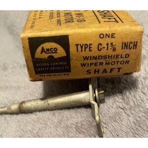 Vintage ANCO Maxi WIPER MOTOR SHAFT Type C-1 5/8 " NOS For: Model MV-1A or MV-1B